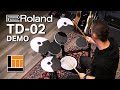 Roland td02 vdrums series product demonstration