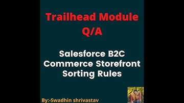 Salesforce B2C Commerce Storefront Sorting Rules