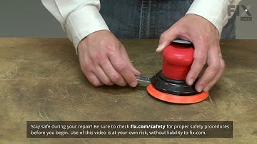 Dynabrade Sander Repair - How to Replace the Sanding Pad
