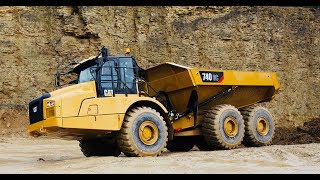Caterpillar Rounds Out Articulated Truck Line with the 735 and 740 GC