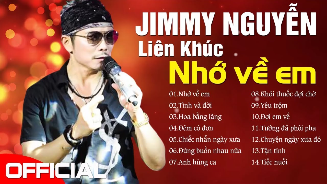 Lk Nhớ Về Em, Tình Và Đời - JIMMY NGUYỄN | 99 ca Khúc Nhạc Trẻ Xưa Cực Sầu Thất Tình Cấm nghe Về Đêm