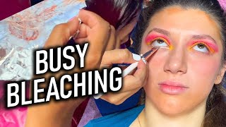 this makeup artist was TOO BUSY for me