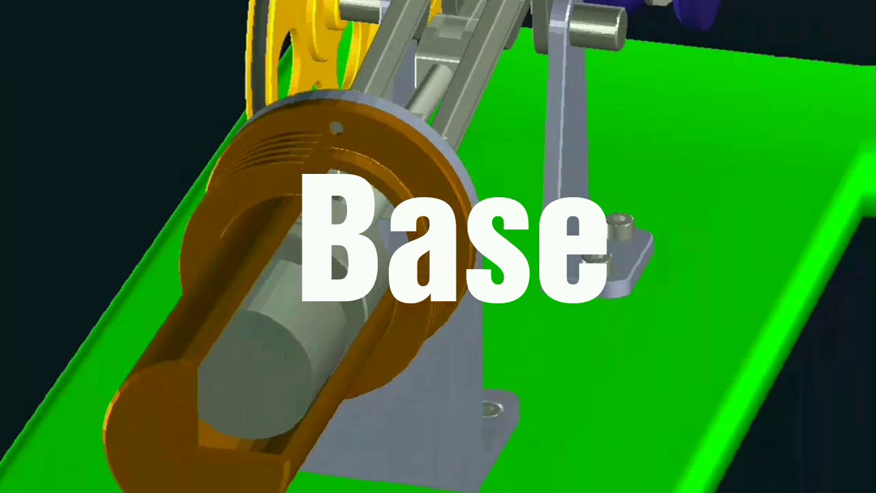 STIRLING ENGINE ANIMATION - YouTube