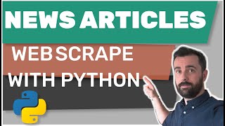 Web Scraping NEWS Articles with Python screenshot 3