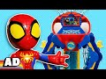 AD | Spidey Web-Spinners Web Quarters Toy Play 🕸️ | Marvel Spidey and his Amazing Friends