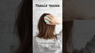 タングルティーザーはミディアムヘアにもおすすめ✨