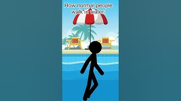 Walking in water be like... #pivotanimator #stickfigureanimation #stickfigure
