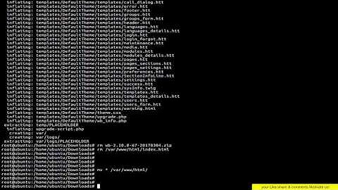 How To install Website Baker with Apache web server on ubuntu 16