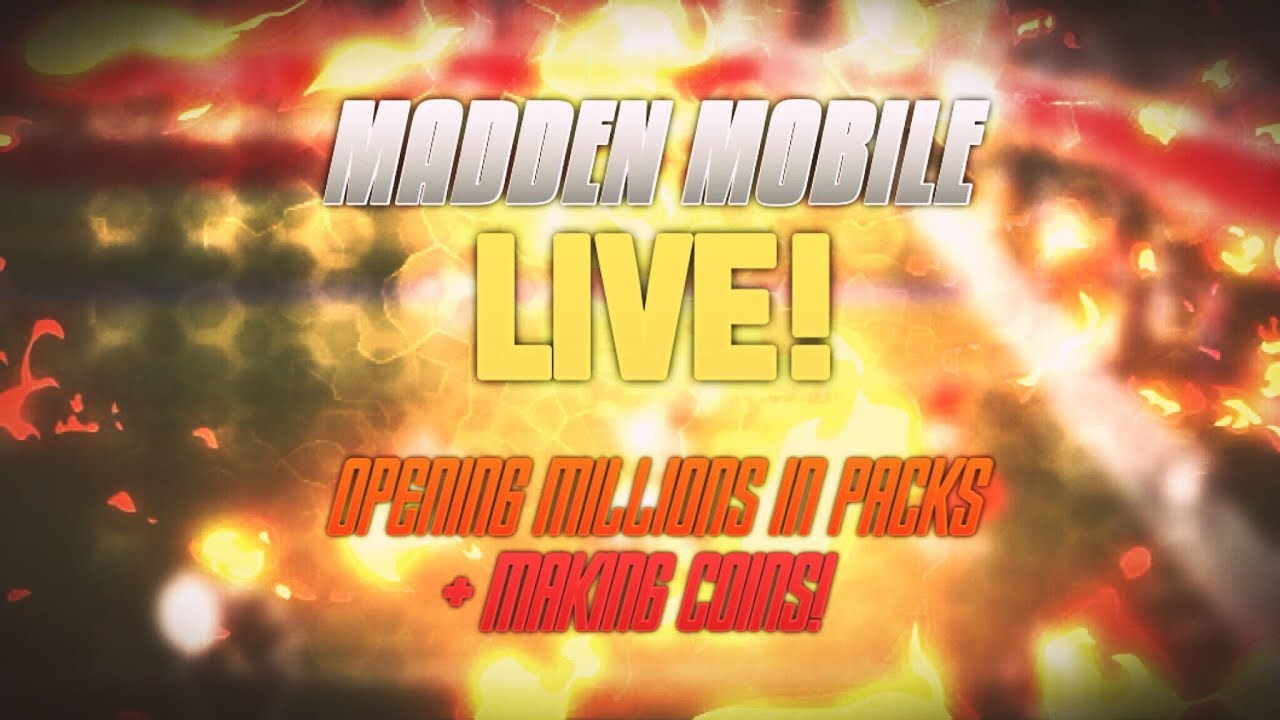 MADDEN MOBILE 16K STREAM 2 INSANE ELITE PULLS BACK TO BACK (ODELL PULL) Madden Mobile 20