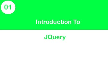 Introduction to JQuery in Hindi - Learn JQuery in Hindi