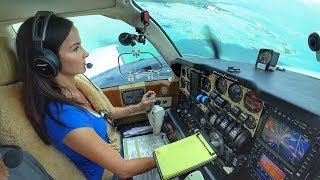TURBOCHARGED BARON!  Bahamas Flight VLOG