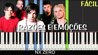 NX Zero - Razões E Emoções Piano Tutorial Fácil