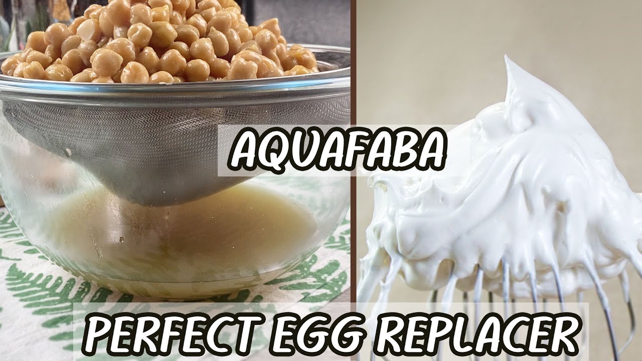 Aquafaba Recipe From Dry Chickpeas Perfect Egg Replacer Vegan Egg Substitute Youtube
