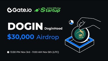 Gate.io Startup Initial Free Offering: DoginHood (DOGIN)