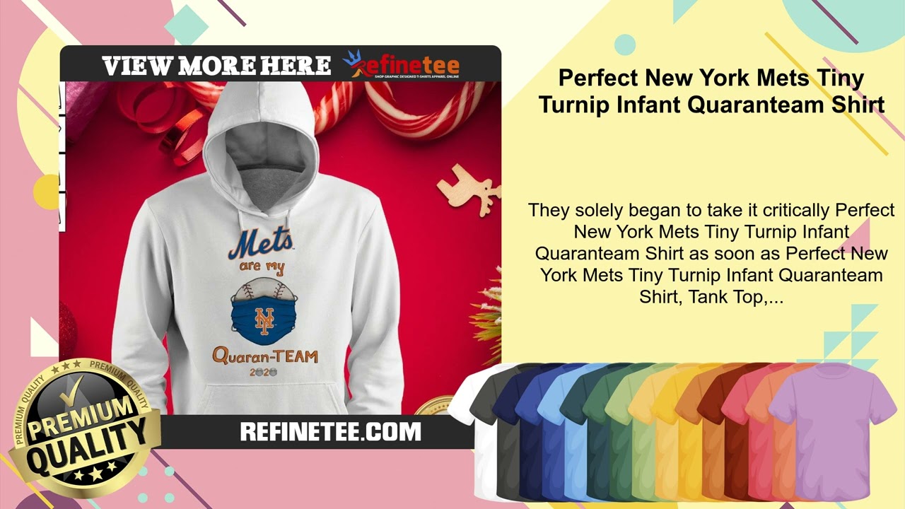 Perfect New York Mets Tiny Turnip Infant Quaranteam Shirt