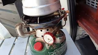 Coleman 502 Stove 8/68 1st Light - BBCC Coffee Challenge - Mini Purculaor! Lovin' it Van Life Review