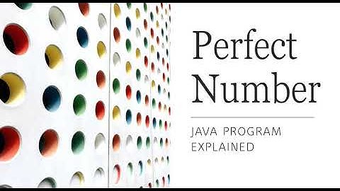 Perfect Number Java Program Explained | Iterative Constructs | ICSE Class 10
