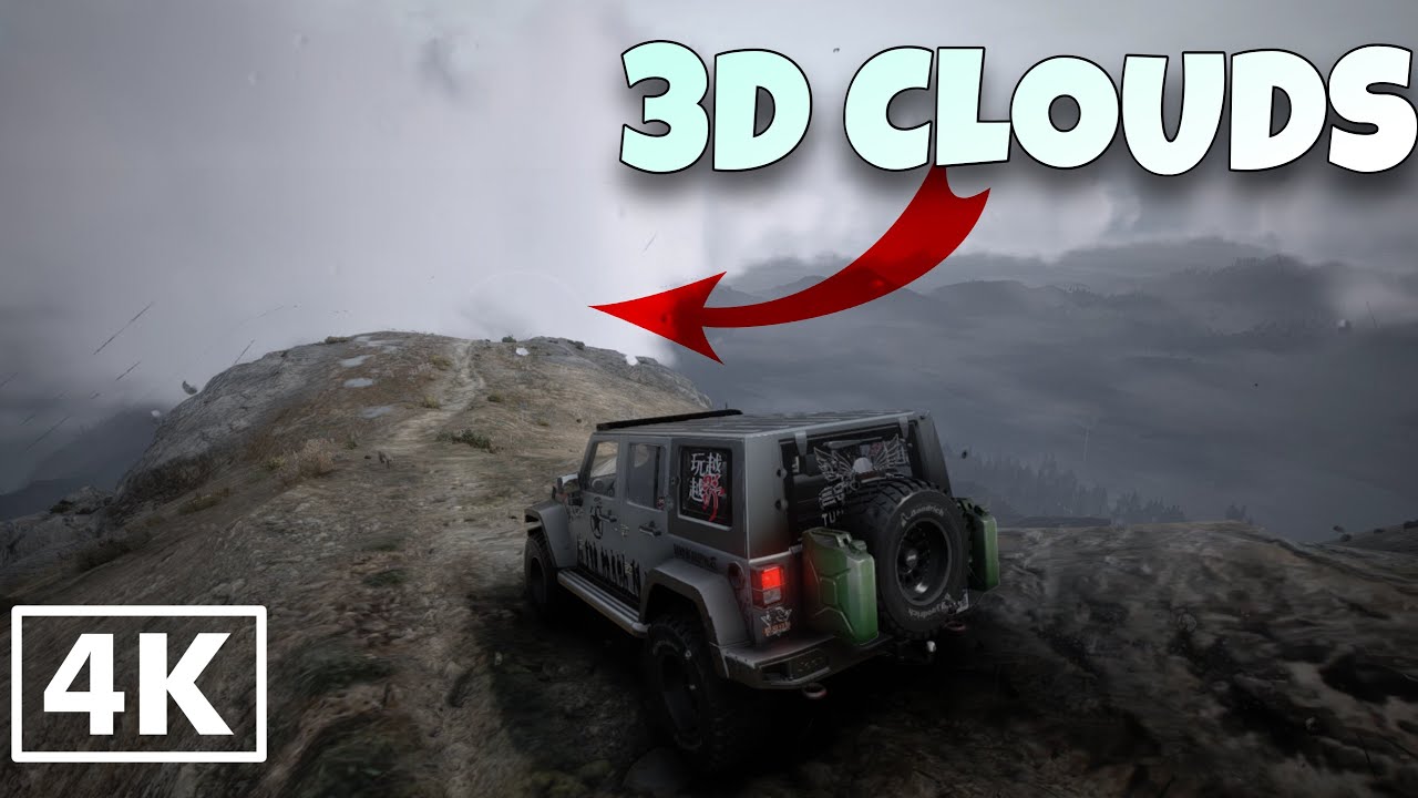 Quantv Volumetric Clouds | Most Realistic Clouds In [GTAV] 2024 - YouTube