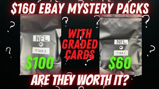 Ebay Football Card Mystery Packs With Slabs. We Open Them So You Don't Have To!