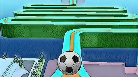 Sky Rolling Ball 3D - All level Gameplay Walkthrough Android iOS (level 204)