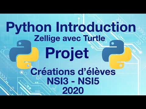 Zelliges-Créations élèves-NSI