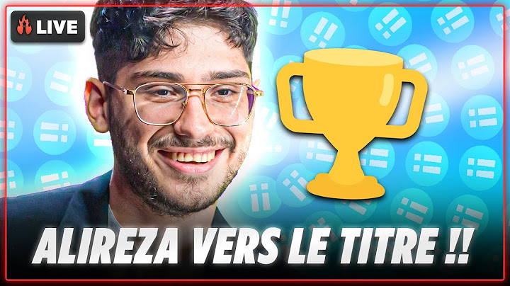 Alireza au CHAMPIONNAT DU MONDE d'échecs "BULLET"