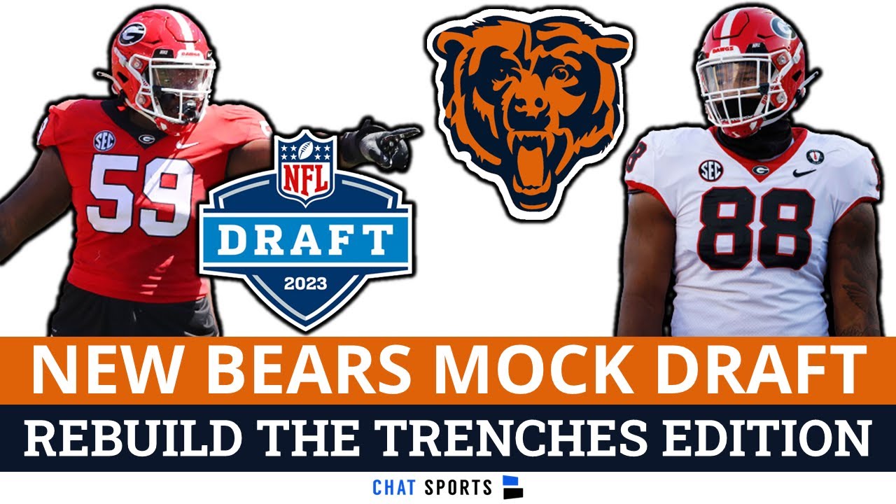 Chicago Bears Mock Draft: REBUILD THE TRENCHES Ft. Jalen Carter | 2023