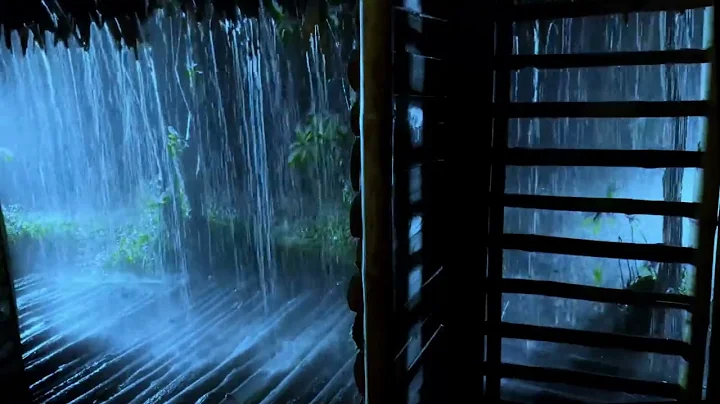 Fall into Sleep Instantly with Heavy Rain, Strong Wind & Awful Thunderstorm Sounds in Stormy Night