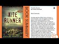 The Kite Runner - Khaled Hosseini (Book Summary)