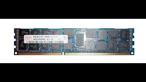 HMT31GR7BFR4C-H9 Hynix 8GB PC3-10600 DDR3-1333MHz ECC Registered CL9 240-Pin DIMM Dual Rank Memory