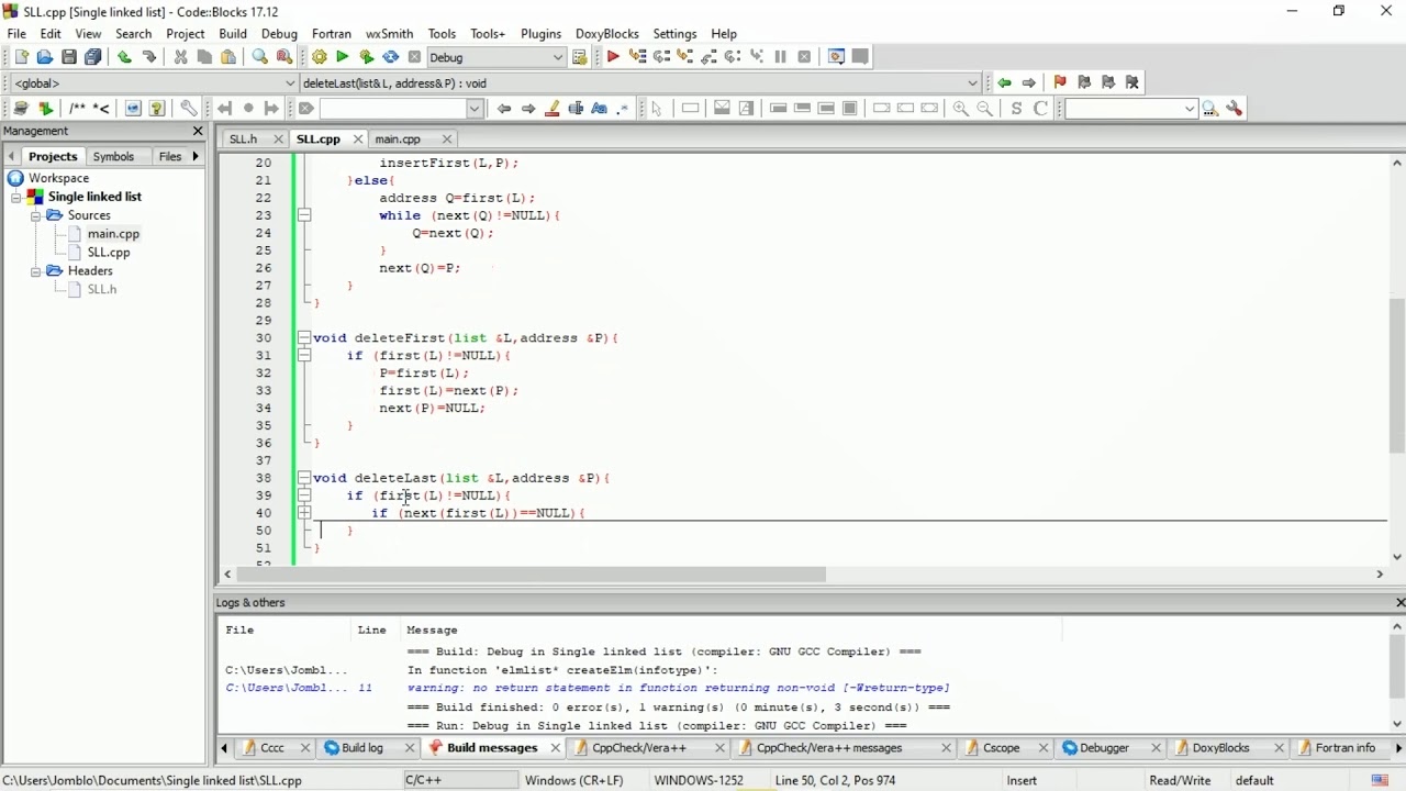 Tutorial Single Linked List dengan Bahasa C++ - YouTube