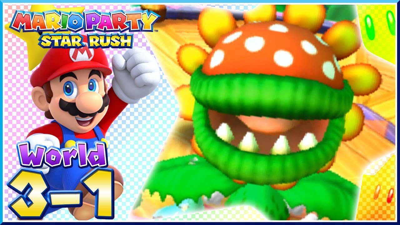 Mario Party Star Rush - Toad Scramble | World 3-1 Gameplay! [New