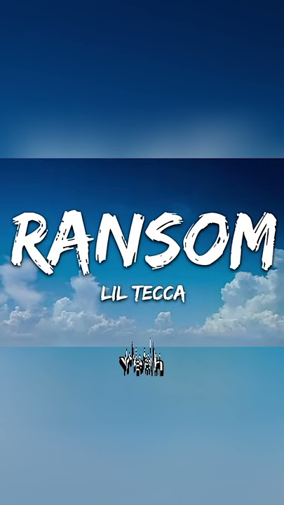 Ransom (Slowed lyrics) #music #lyrics