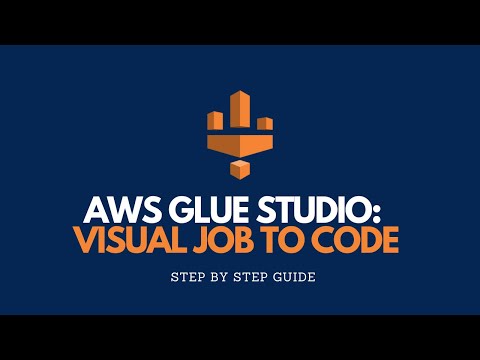 AWS Glue Studio: Convert Visual Glue Job into Normal Glue Job.
