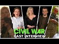 CIVIL WAR Cast Interview | Kirsten Dunst, Cailee Spaeny, Wagner Moura Break Down THAT Shocking Scene