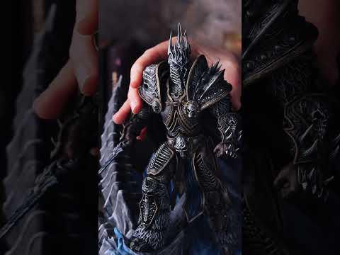 Фігурка 3D Magicca Варкрафт Король Ліч Warcraft The Lich King 27 см 3DM WOW TLK 27, видео 1