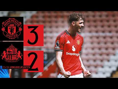 On To The Play-Off Quarter-Finals! 💪 | Man Utd v Sunderland | Academy Highlights — football highlights