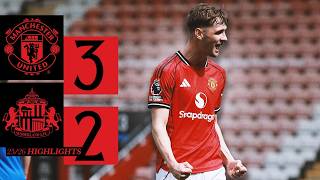 On To The Play-Off Quarter-Finals Man Utd V Sunderland Academy Highlights