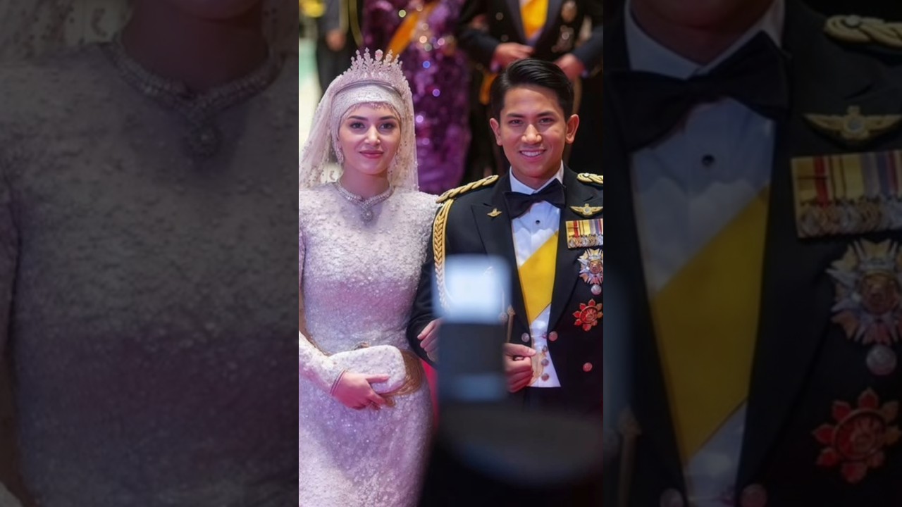 Do You See King and Queen Look in Them So Nice Smile Prince Mateen & Anisha Rosnah Wedding Throwback