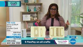 Anna Griffin Floral Shutter Card Dies