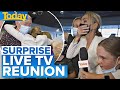 Reporter surprised on live TV with emotional reunion | Today Show Australia