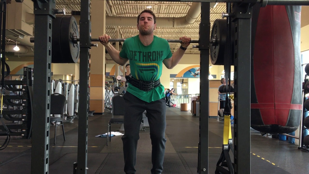 Day 1 Comp Squat 4x3 @ 300