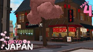 BLOXBURG:🌸JAPAN 'TOKYO' TOWN SERIES | Part 4: Takoyaki & Yakitori Shop, Izakaya Restaurant | ROBLOX