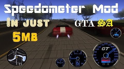 Speedometer Mod for GTA SA