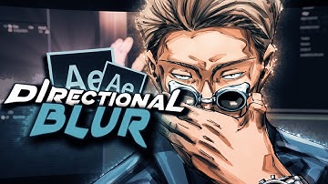 Directional Blur Transition | After effects Transition Tutorial