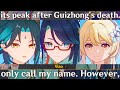 Archon war  xiao  xianyun talk about guizhong cutscene genshin impact  xiao lumine  xiaolumi