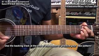 ? Basic 12 Bar Blues Guitar Shuffle Strumming Pattern Lesson  @EricBlackmonGuitar