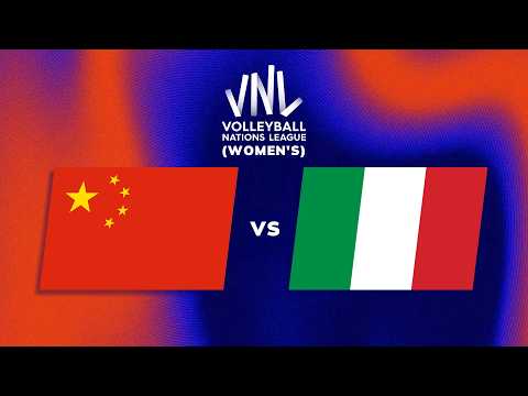 Video CINA-ITALIA in Diretta | LIVE REACTION | WOMEN'S VNL 2026
