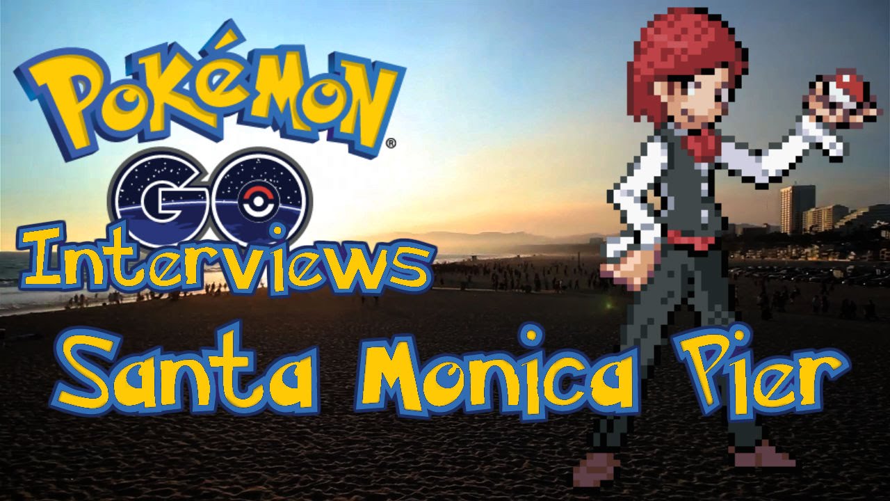 Pokémon GO! Interviews At Santa Monica Pier