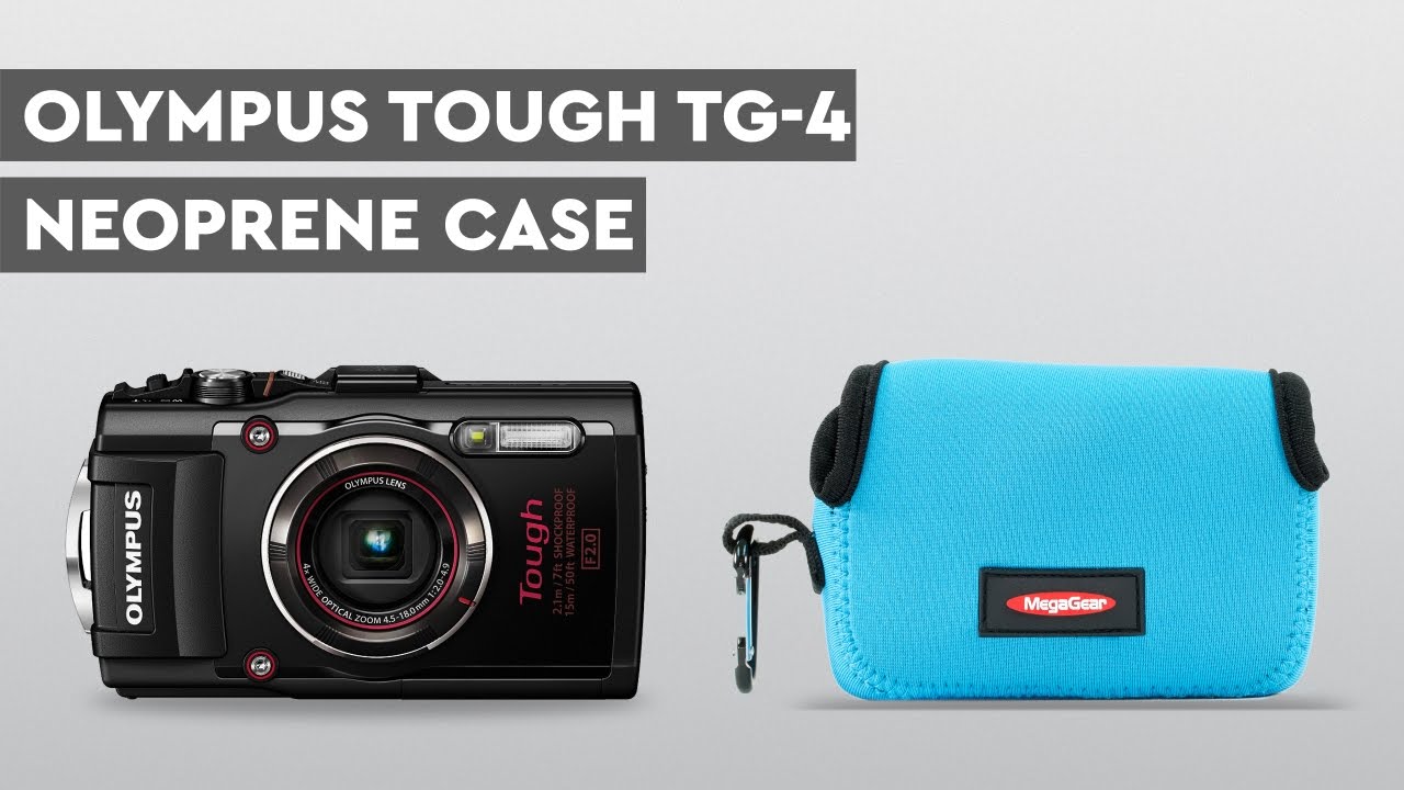 Olympus Tough TG‑4 Ultra Light Neoprene Camera Case | MegaGear